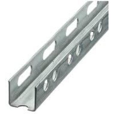 Профиль монтажный П-образный 30х30х30х2мм  2,0м перфорированый оцинкованный