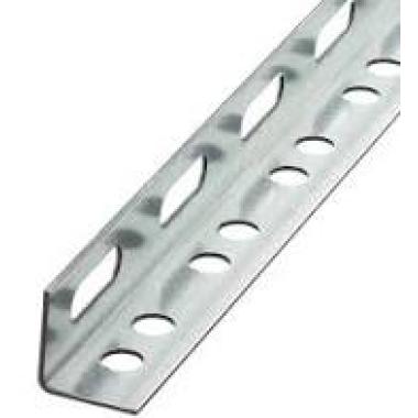 Профиль монтажный L-образный 30х30х2мм 2,0м перфорированый оцинкованный