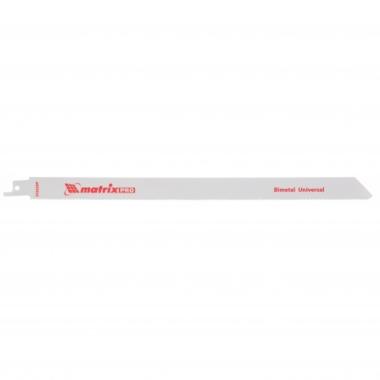 Полотна универсальные для сабельной пилы S1222VF, 275/1.8-2.5 мм, Bimetal, 2 шт, Pro Matrix