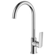 Смеситель для кухни шаровый, высокий излив,латунь 10430, Golden Fox