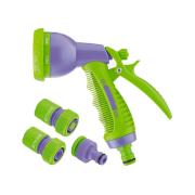 Набор для подключения шланга 3/4,пистолет 8 режимов полива, адаптер, 2 соединителя Palisad