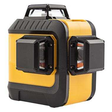 Лазерный уровень мультипризменный LX 360-3 Red, 30 м, 635 нм, аккумулятор Li 2800 мАч, резьба 5/8" Denzel