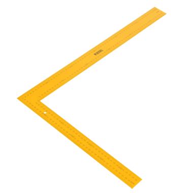 Угольник 400 х 600 мм, стальной, двухстороннаяя шкала с УФ-печатью, Denzel