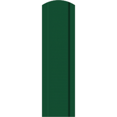 Штакетник Зеленый мох (RAL 6005), 85х60х48, 1,3м