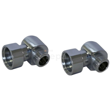 Соединитель угловой д/полотенцесуш. 1*3/4 г/ш, (2шт/упак), цена за упак., АКЦИЯ