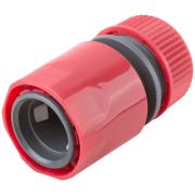 Соединитель 1/2" быстросъемный, аквастоп, ABS пластик, КУРС