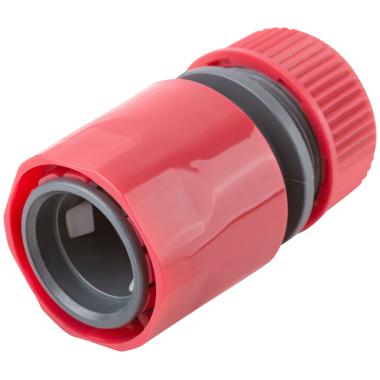 Соединитель 1/2" быстросъемный, аквастоп, ABS пластик, КУРС