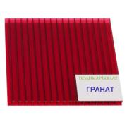 Сотовый поликарбонат Гранат, 6мм*2,1*6м, (0,78 кг/м2), Rational
