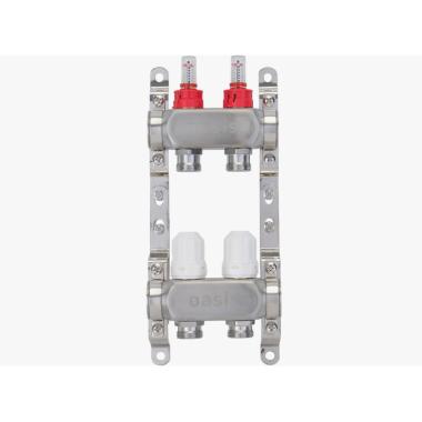 Коллекторная группа 1"-2 шт, евроконус 3/4", с расх., KNR01-02, OASIS