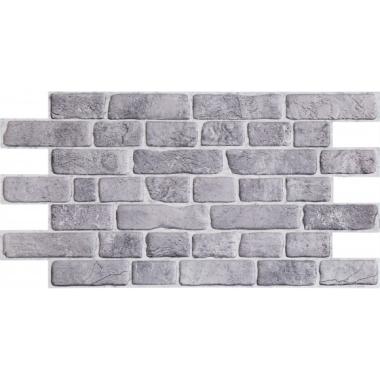 Панель ПВХ 0,4 кирпич Ретро серый (10)