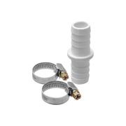 Соединитель пласт.для сливного шланга стир.маш. 19*22