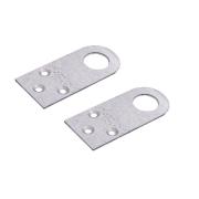 Накладка для замка 40*90 цинк "Уральская фурнитура"