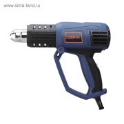 Фен технический 2000 Вт; 60/350/600°c; 500л/мин; 0,76 кг; резиновый кабель; резиновые вставки; кор. Max-pro