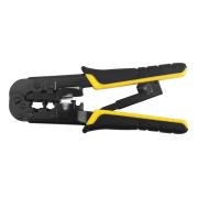 Кримпер для обжима разъемов rj11, rj12, rj45, пластиковые прорезиненные ручки, 190 мм ФИТ