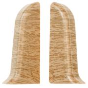 Торцевая заглушка для плинтуса, левая, 204, Дуб имперский, Идеал, Комфорт