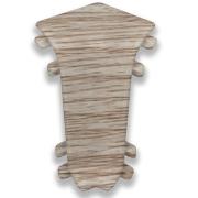 Угол внутренний для плинтуса, 207, Дуб кофейный, Идеал, Комфорт