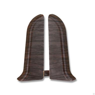 Торцевая заглушка для плинтуса, правая , 209, Дуб мореный, Идеал, Комфорт