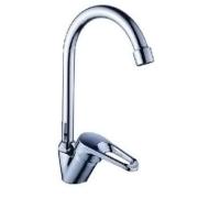 Смеситель для кухни шар. с высоким изливом,Викинг,417028 Антей