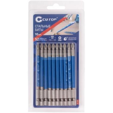 Бита магнитная PH2 х 100 мм, 10шт/уп (ПОШТУЧНО), CUTOP Profi