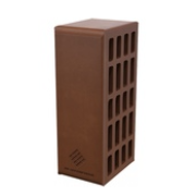 Кирпич Керамический лицевой утолщенный пустотелый Мокко, произ. ПКК на Закаменной/ПОШТУЧНО, (192 шт/0,64 т/поддон)