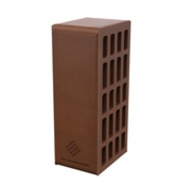 Кирпич Керамический лицевой утолщенный пустотелый Мокко, произ. ПКК на Закаменной/ПОШТУЧНО, (192 шт/0,64 т/поддон)