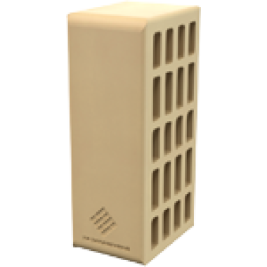 Кирпич керамический утолщенный лицевой пустотелый Светлый (некондиция), Произ. ПКК на Закаменной (192шт./поддон)