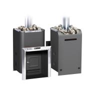 Печь газо-дровянная банная Уралочка 12, d дымохода 115 мм