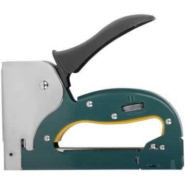 Степлер для узких скоб "тип 53", 4-14 мм, металлический корпус, регулировка силы удара, ФИТ