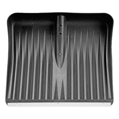 Лопата для уборки снега  450х430мм без черенка, пластиковая, тулейка D40мм, Сибртех