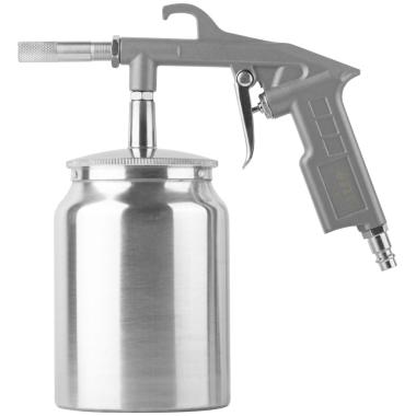 Пистолет пескоструйный, алюминиевый нижний бачок 1000 мл, 169 л/ мин, быстросъемное соединение, ФИТ
