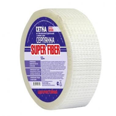 Серпянка самоклеящаяся, 50 мм х 153 м Super Fiber
