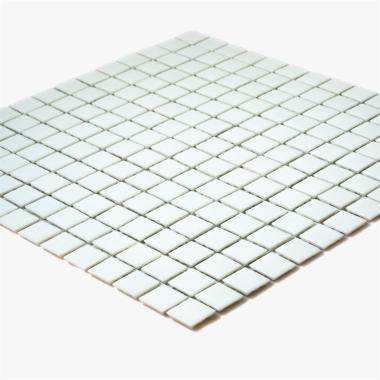 Мозаика стеклянная Белая 305х305*4мм МС001 40 шт/коробка.