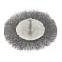 Щетка для дрели 100 мм, плоская со шпилькой, витая проволока Сибрте
