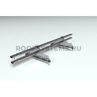 Снегозадержатель трубчатый, Оцинкованный, (Овал) ZN, 1500 мм, 45x25, PRESTIGE НОВИНКА!