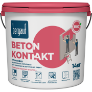 Бетонконтакт Bergauf  адгезионная акриловая грунтовка 14 кг лето-зима