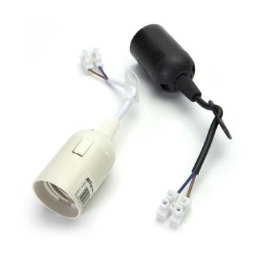 Патрон LH108 230V для ламп Е27 белый Feron