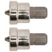 Насадки д/быстрого завинч.самор.по гипр., набор 2 шт., сталь s2 Профи, РН2 х 25 мм ФИТ