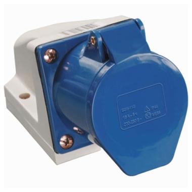 Розетка 123 стацион.2Р+РЕ 32А 220В IP44 TDM