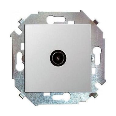 Розетка "Simon"TV белый под рамку