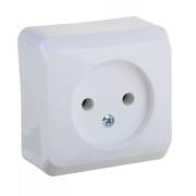 Розетка "Этюд"1ОП б/з белый Schneider Electric