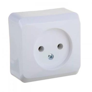 Розетка "Этюд"1ОП б/з белый Schneider Electric