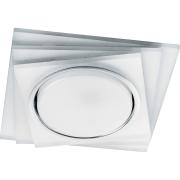 Светильник встраиваемый CDС5023,15W,6400К, GX53,125х125х25мм без лампы,с белой подсветкой,Feron