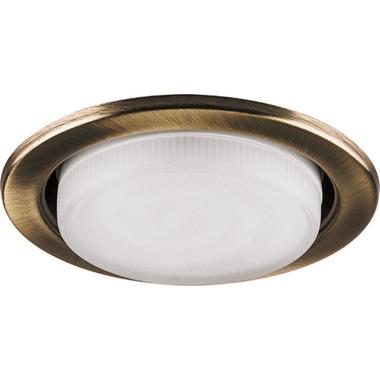 Светильник встраиваемый DL53 (max 20W) GX53,106х20мм без лампы,Антик Золото,Feron