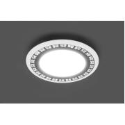 Светильник встраиваемый AL2440,9W 4000K 720Лм 157х28,5мм,с белой подсветкой,Feron