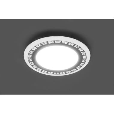 Светильник встраиваемый AL2440,9W 4000K 720Лм 157х28,5мм,с белой подсветкой,Feron