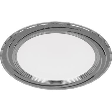 Светильник встраиваемый AL777,7W 4000K 525Лм 97х30мм,Серебро,Feron