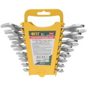 Ключи рожковые "Хард", набор 8 шт. ( 6-22 мм ) в пластиковом держателе ФИТ