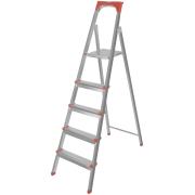 Стремянка 5 ступеней стальная (А=109см В=171см С=289см), до 150 кг, FIT