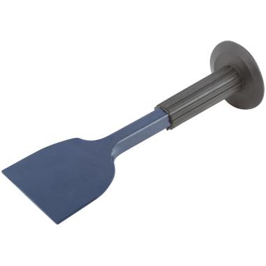 Зубило-конопатка широкое 250 х 75 х 19мм, с протектором, FIT