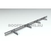 Снегозадержатель трубчатый, Оцинкованный, (Овал) ZN, 3000 мм, 40x20 PROMO